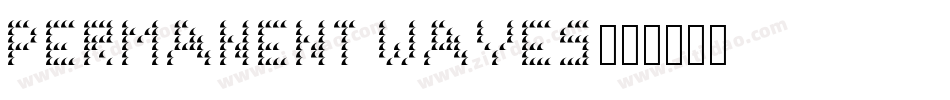 Permanent Waves字体转换
